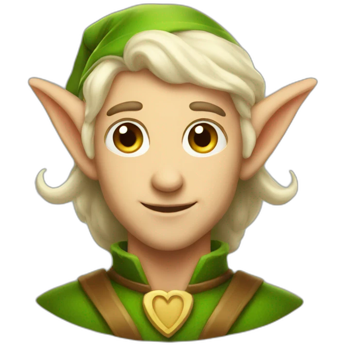 handsome elf emoji