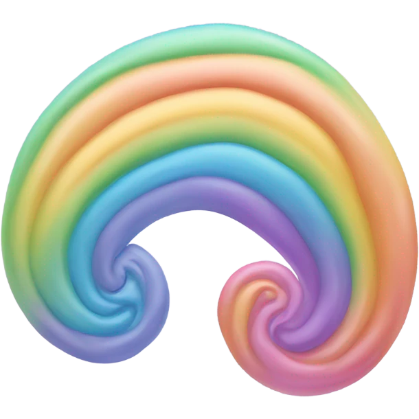 a pastel unicorn poop emoji
