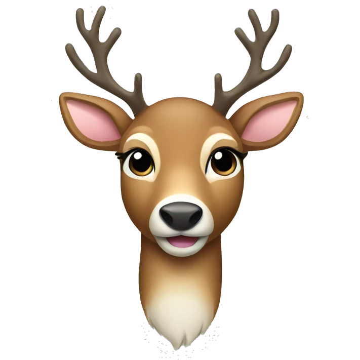 christmas deer emoji