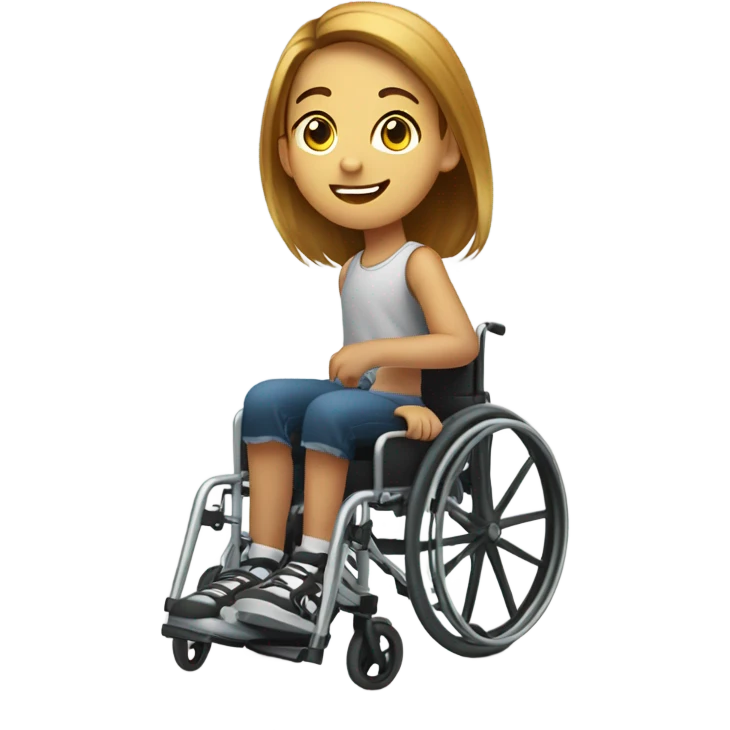 Handicap teenager emoji