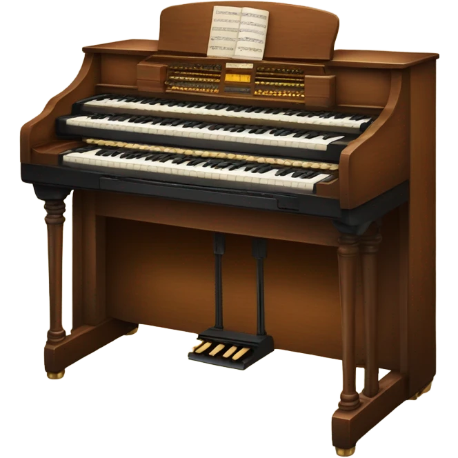 Hammond B3 organ emoji