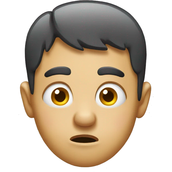 disgusted face emoji