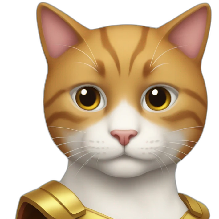 Super-man-as-cat emoji