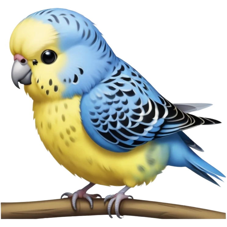 A Blue Budgie and a Yellow Budgie emoji