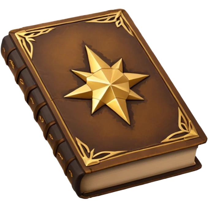 fantasy magic book low poly emoji