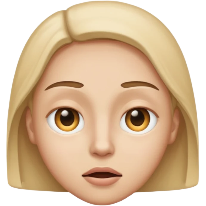 one eye open one not all the way open  emoji