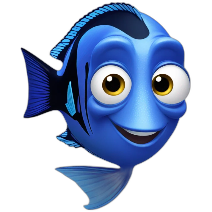 Thinking dory emoji