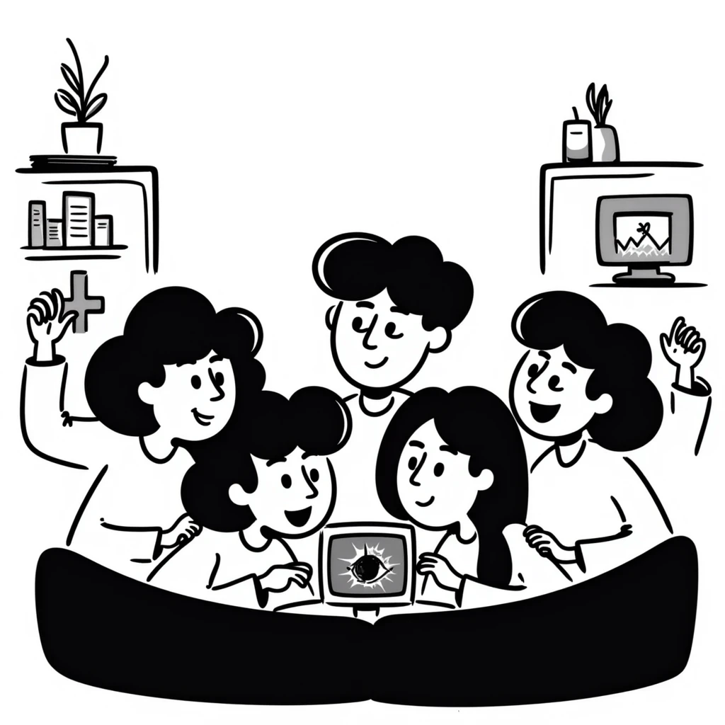 A person plays with the GameCube on TV with friends, sitting on the couch emoji