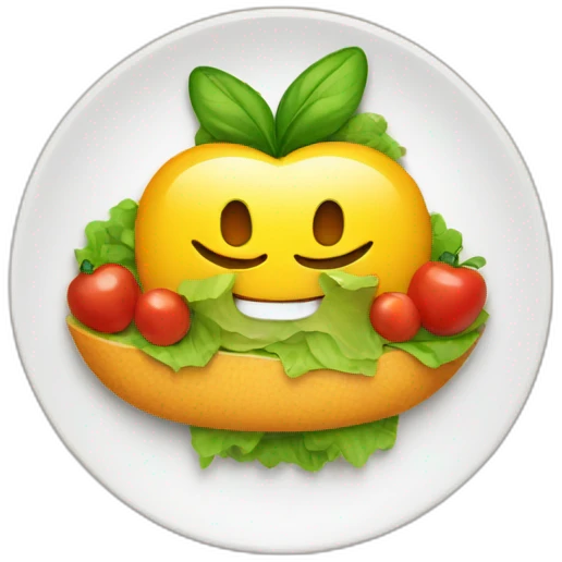 Healthy food,single emoji