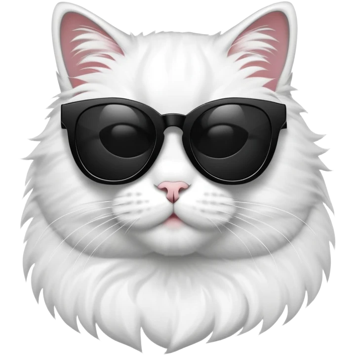 Cat wearing sunglasses emoji