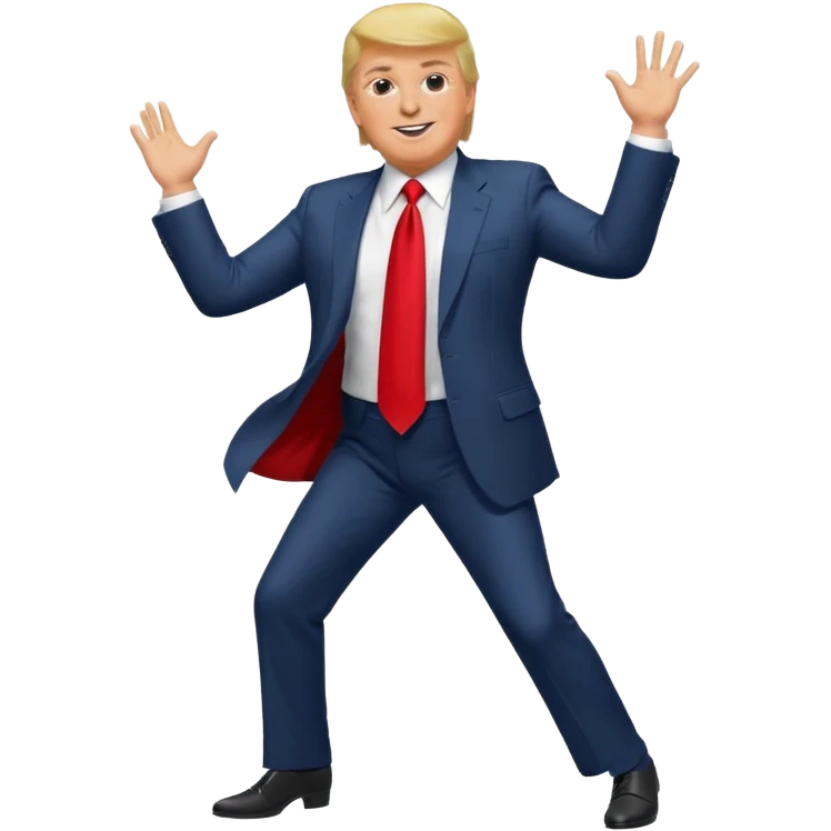 Donald Trump dancing emoji