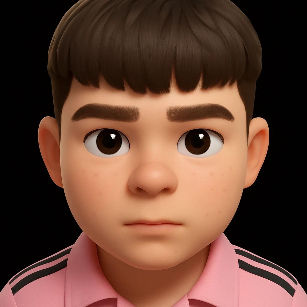 this image in 3d-emoji style, high resemblance to the original person, high quality, and not fat emoji