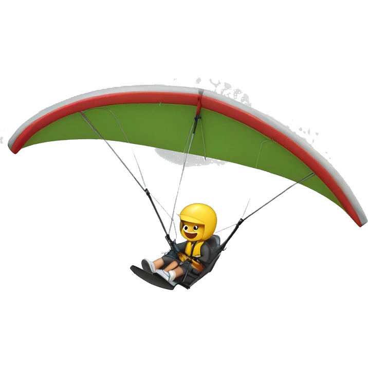 Hang gliding emoji