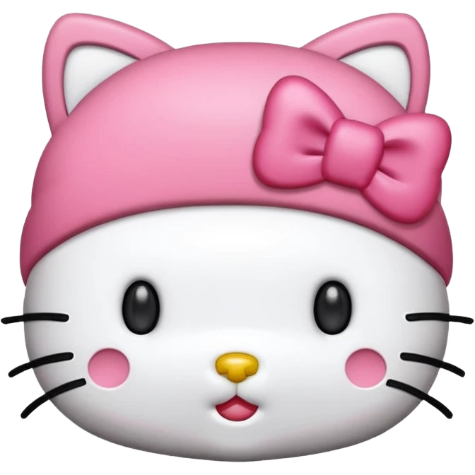 Hello Kitty cabeza  emoji