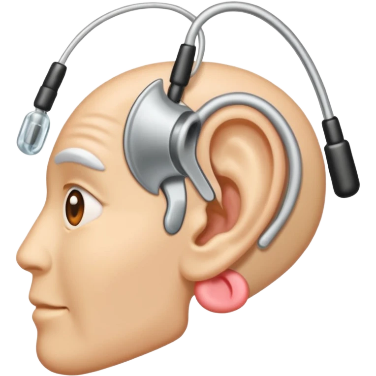 Ear with hearing aid emoji