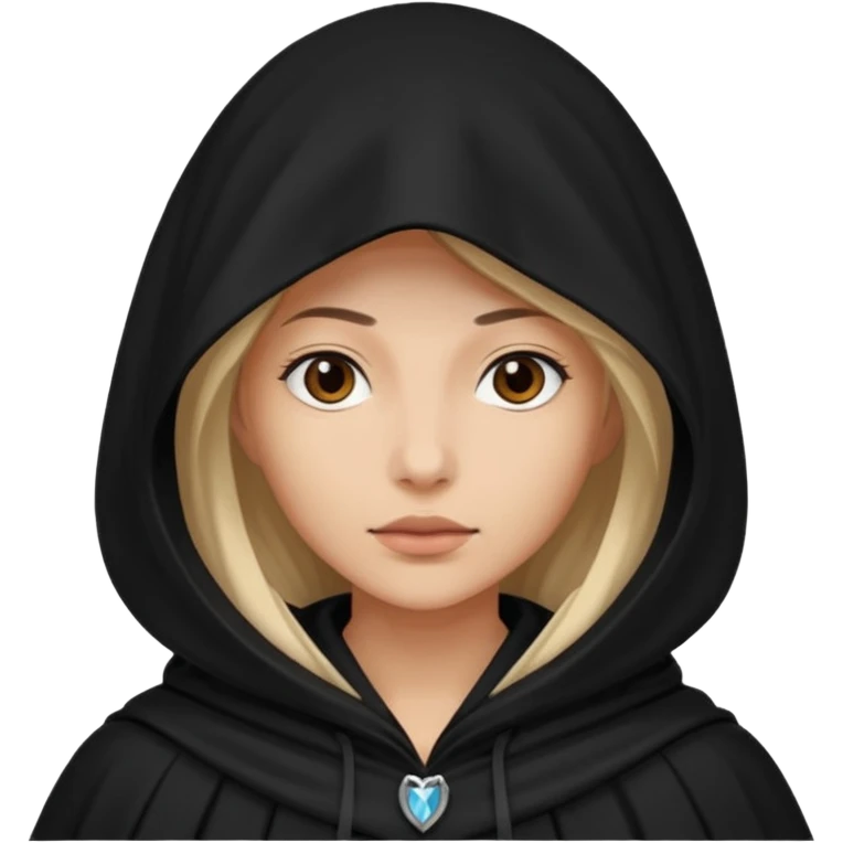 woman in cloak over head emoji