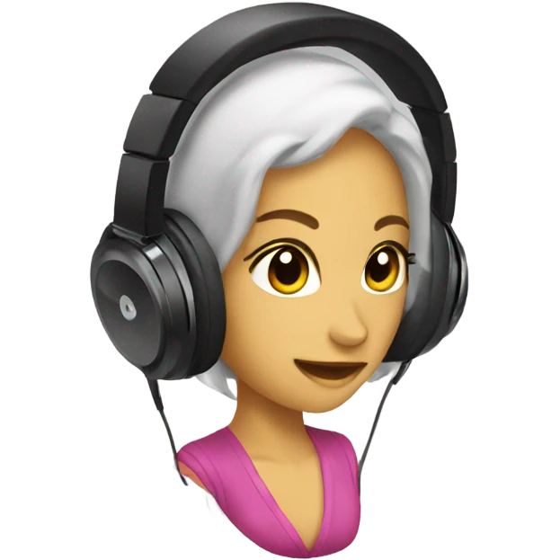 Coquette headphones  emoji