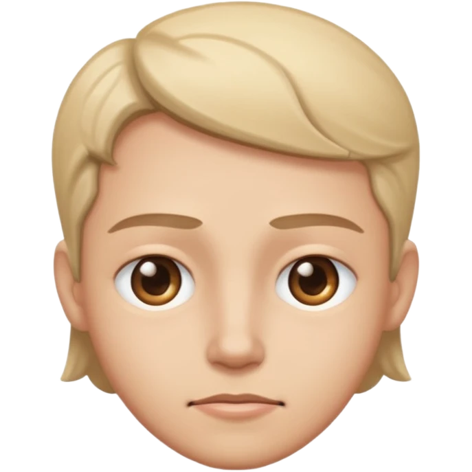 Profile head squinting eye emoji