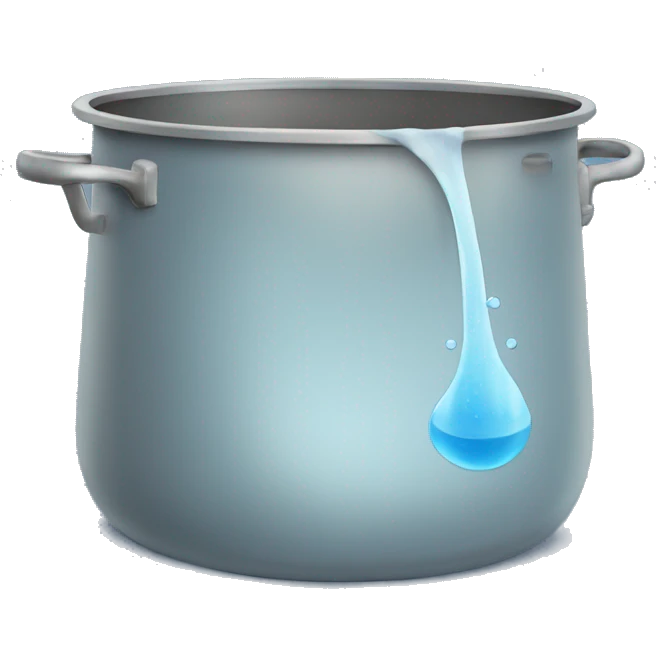 water boiling in a pot emoji