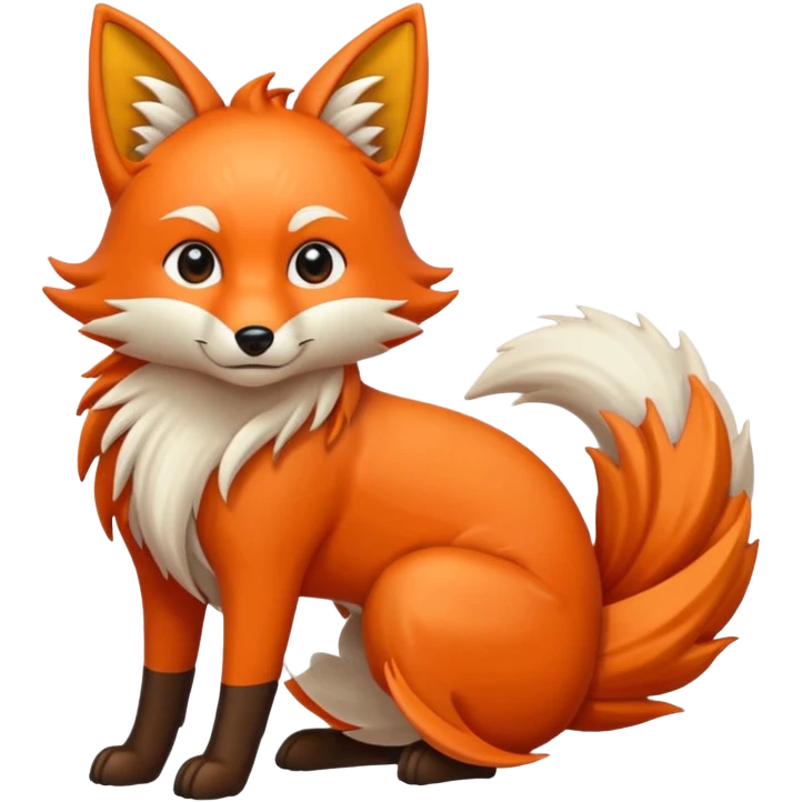 seven tailed fox emoji