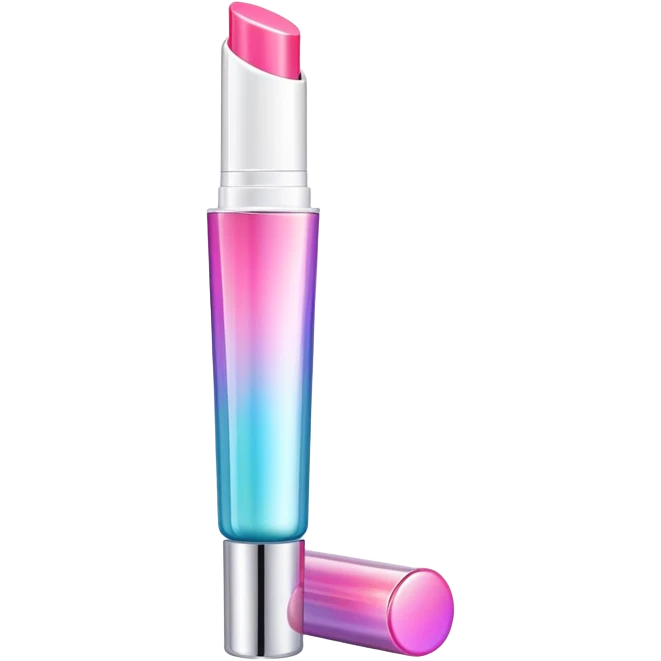 Y2K lip gloss tube emoji
