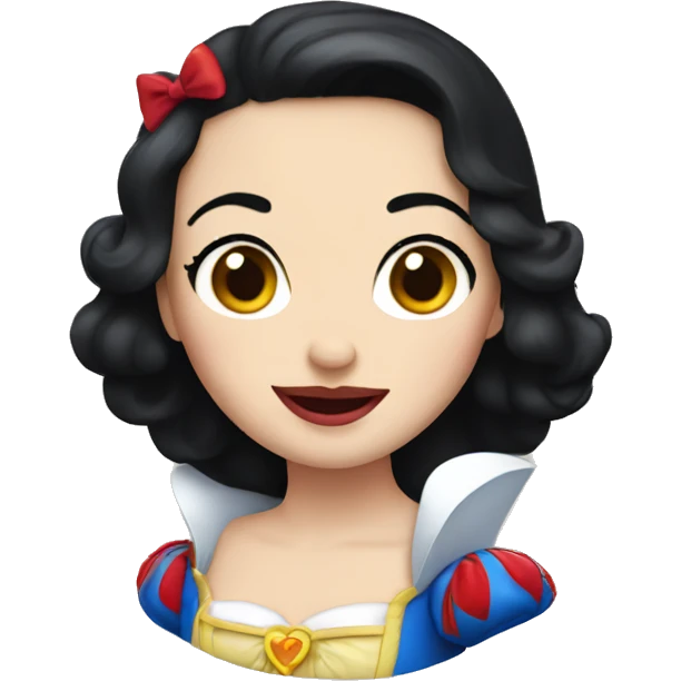 Snow white emoji