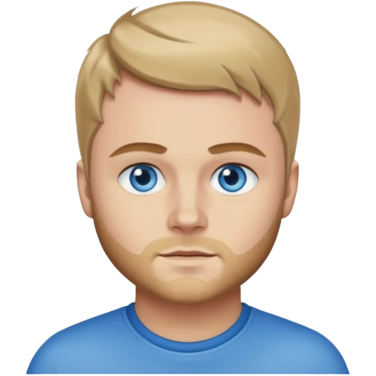 Brady Corbet with blue eyes emoji