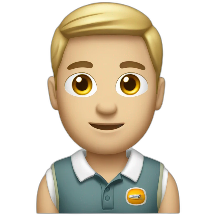 Drive golf emoji