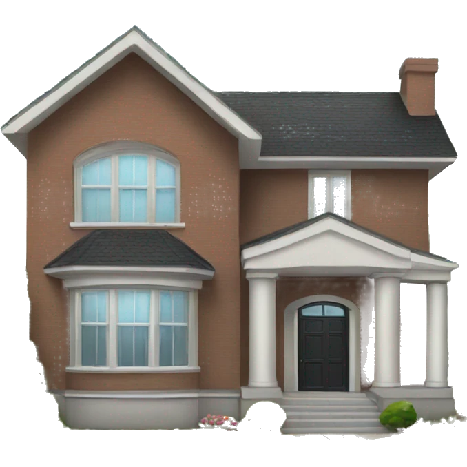 Big modern home emoji