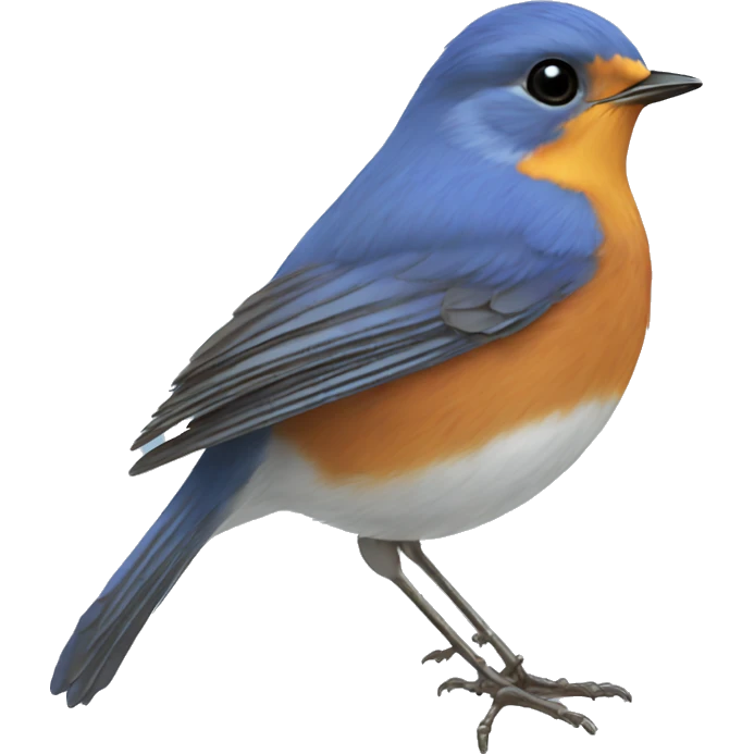 blue robin clipart symbol emoticon emoji