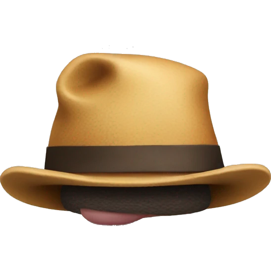 A big toe with a hat on  emoji