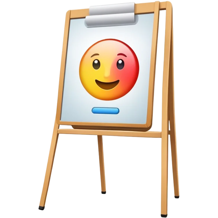 chart in a flip chart emoji