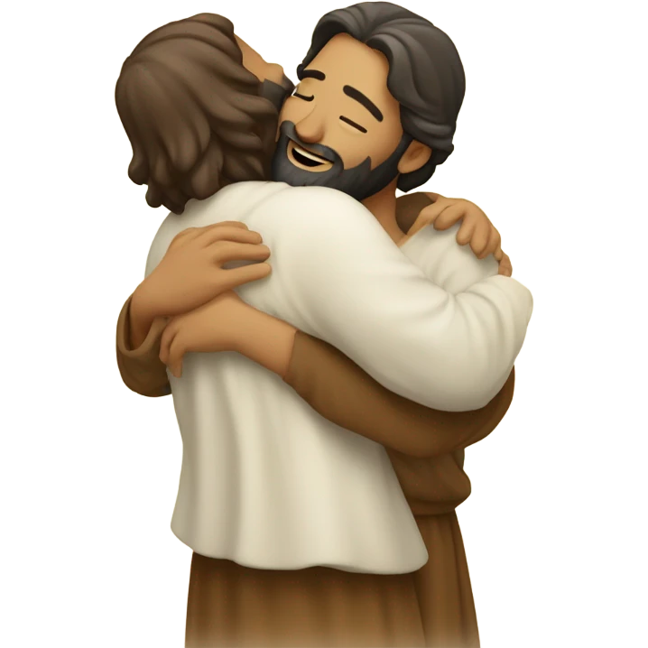 jesus hugging emoji
