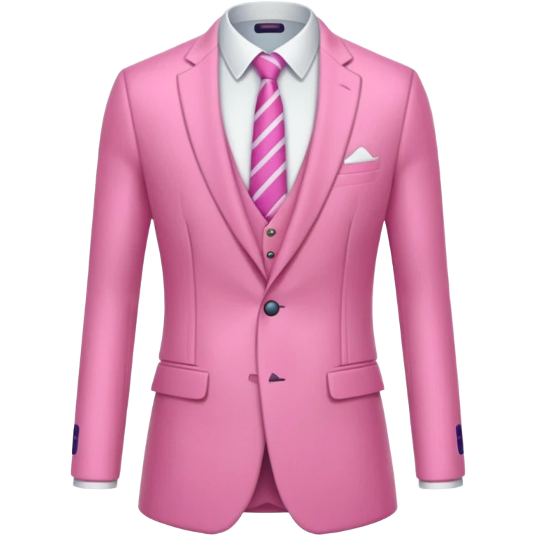 Rugby Fashion sort suit pink without man emoji