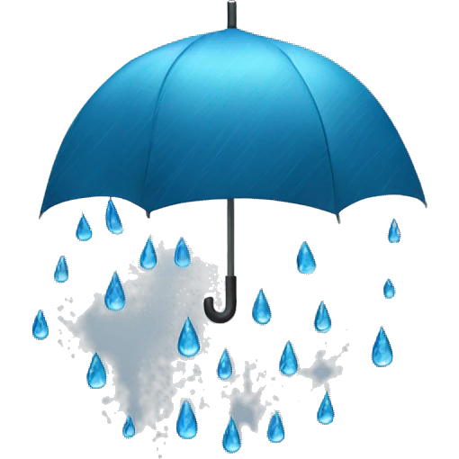 usd rain emoji