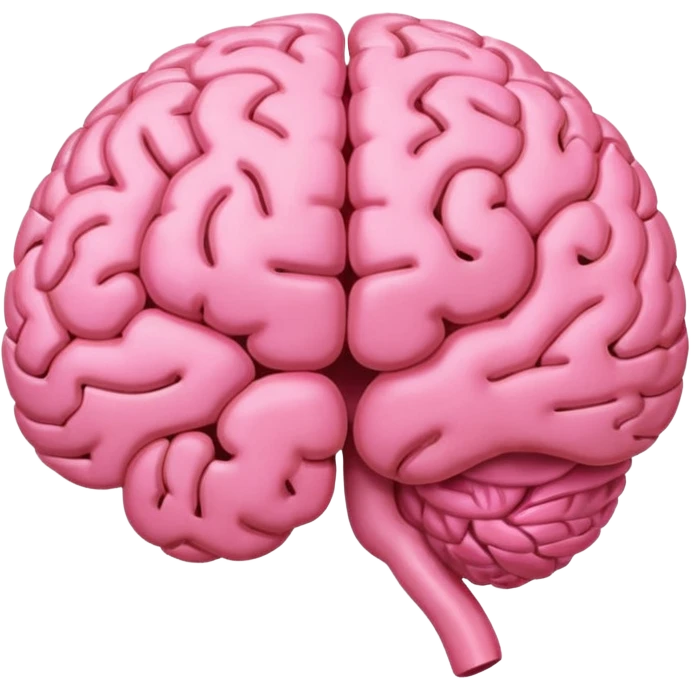 pink brain emoji
