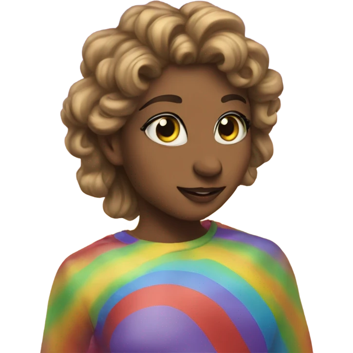 Rainbow Cari’s emoji