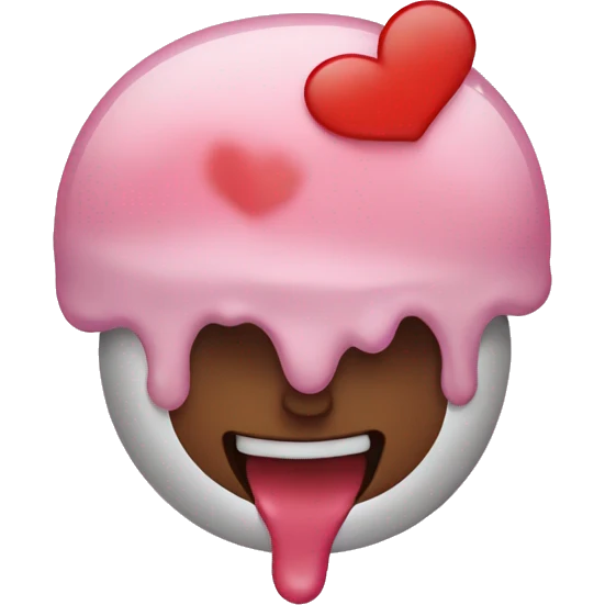 Melt and love emoji