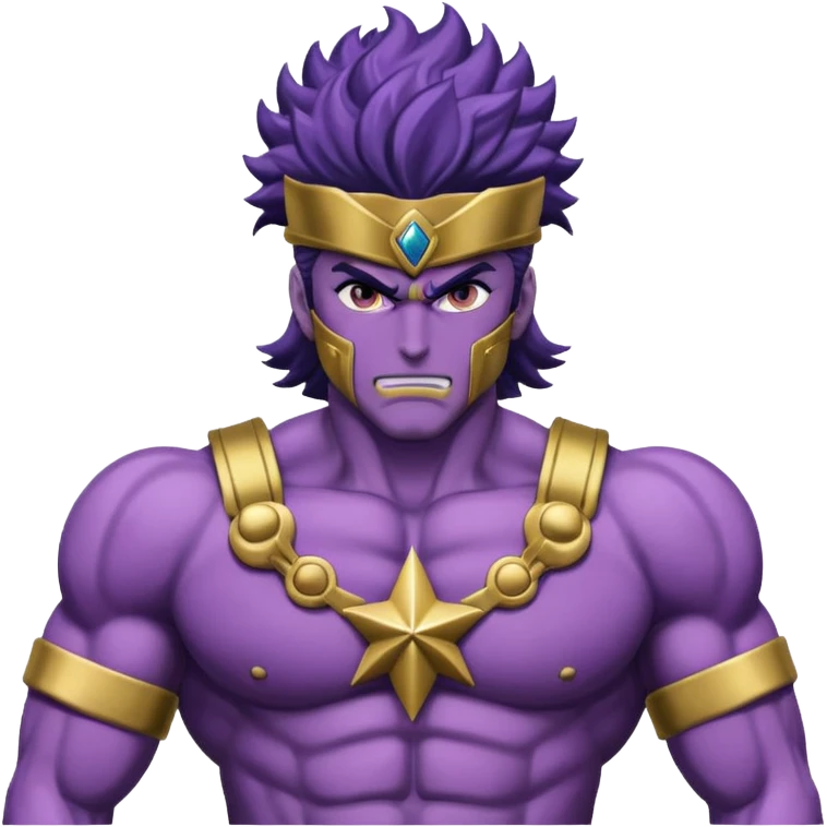 J’aimerais que tu me crées un emoji sur star Platinum dans jojo bizarre Adventure emoji