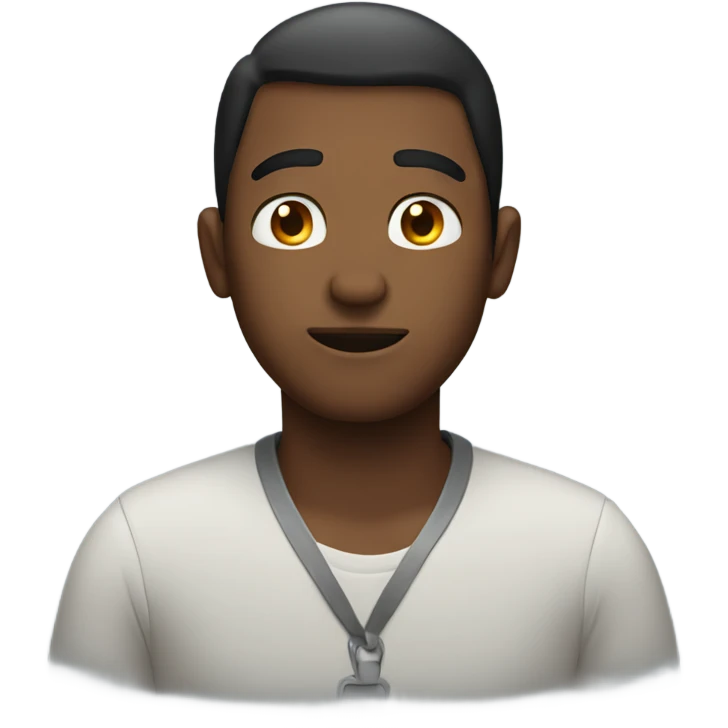 guy with his hands on his neck emoji