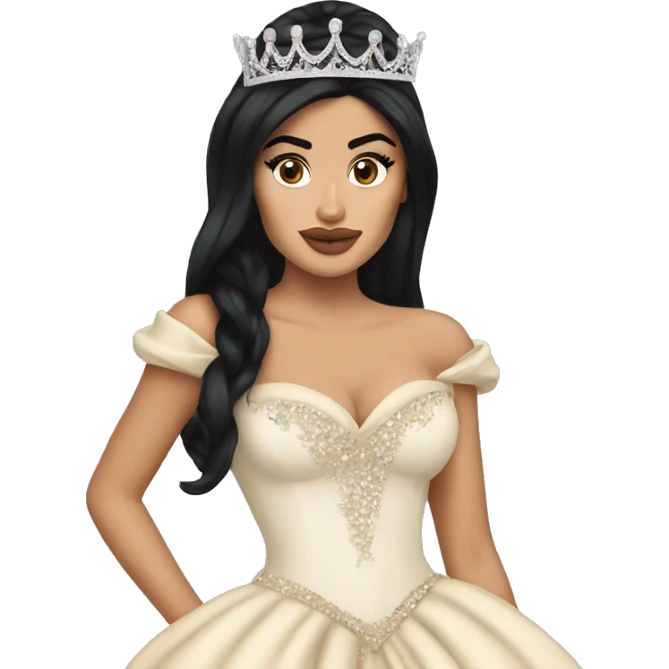 Kylie Jenner as a princess emoji