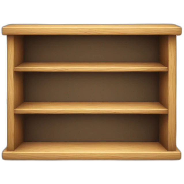 wooden shelf emoji