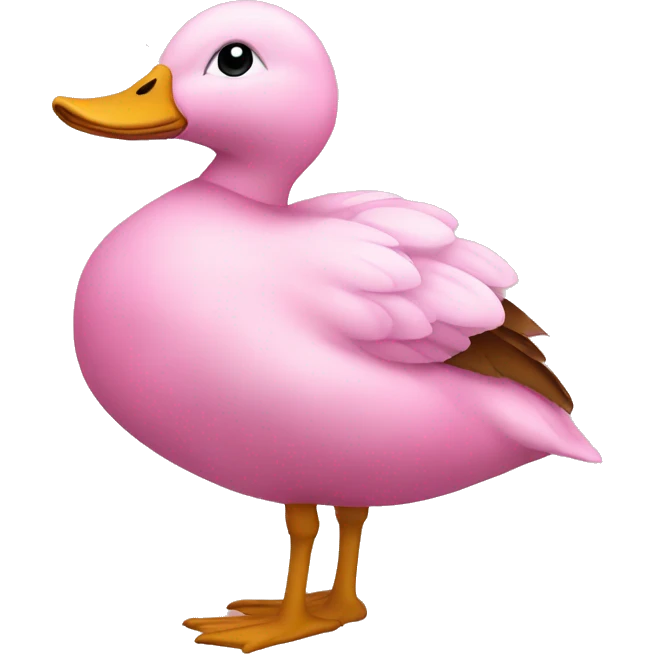 Canard rose  emoji