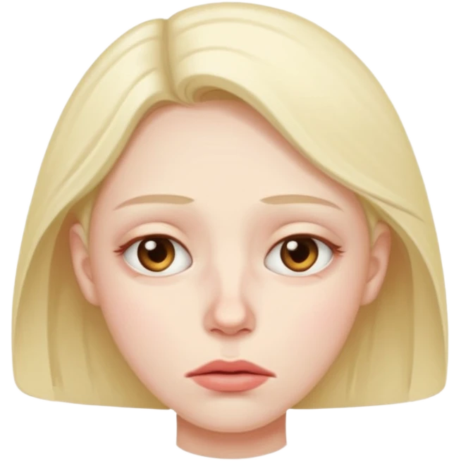 una persona que no se siente bien  emoji