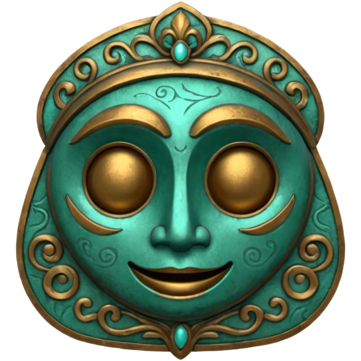 anthromorphic bronze artifact emoji