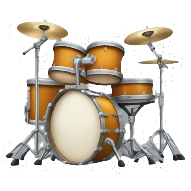 Classic rock Drum kit emoji