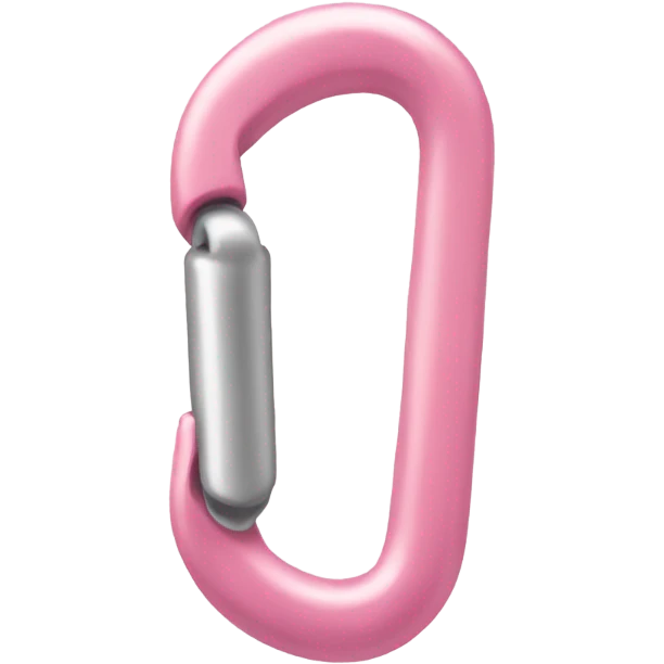 Light pink carabiner  emoji