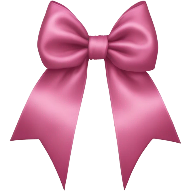Coquette bow emoji