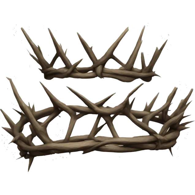 crown of thorns emoji