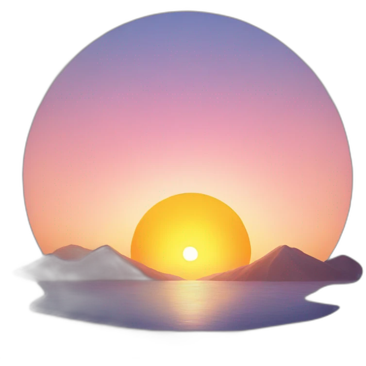 sunrise emoji
